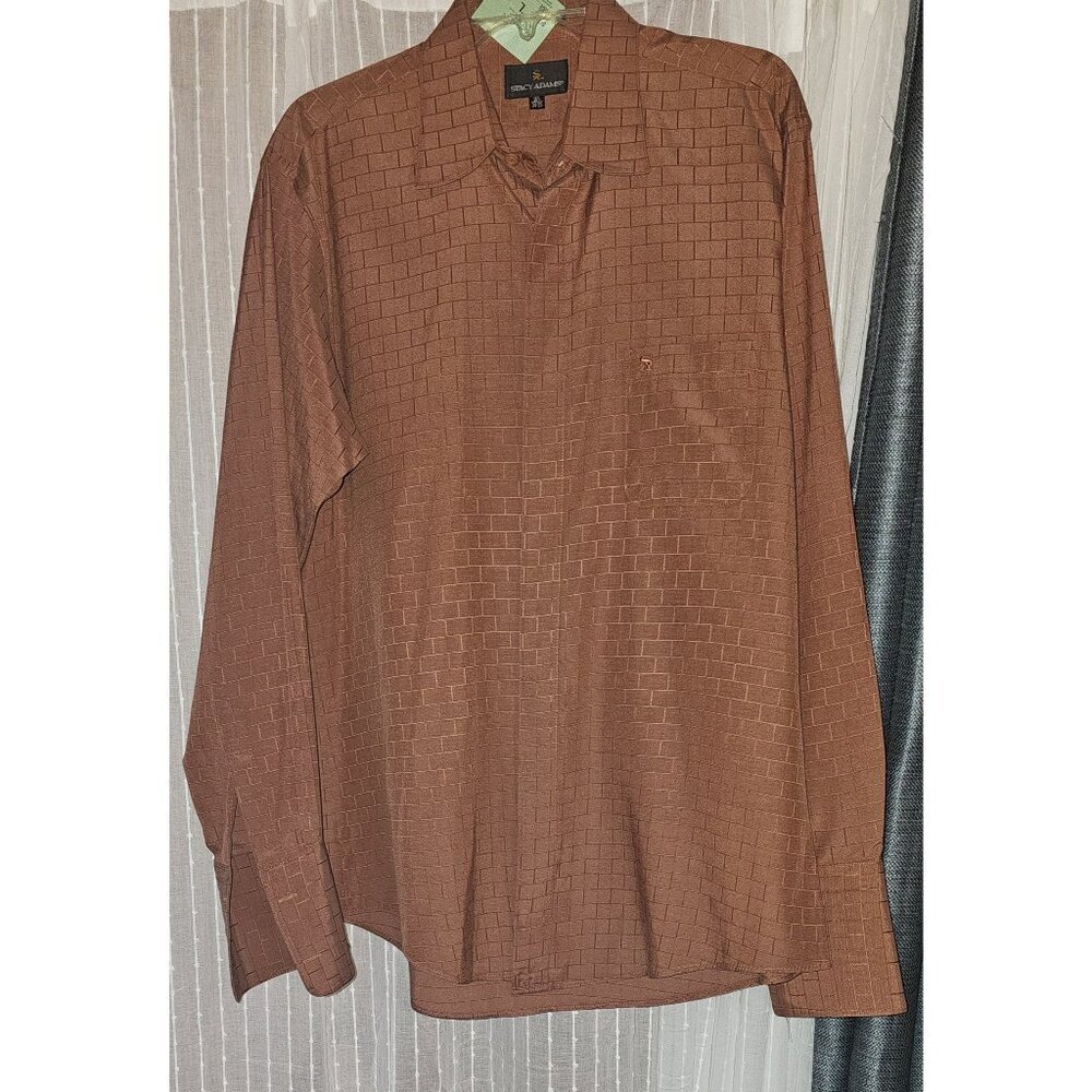 Stacy Adams Brown Dress Shirt